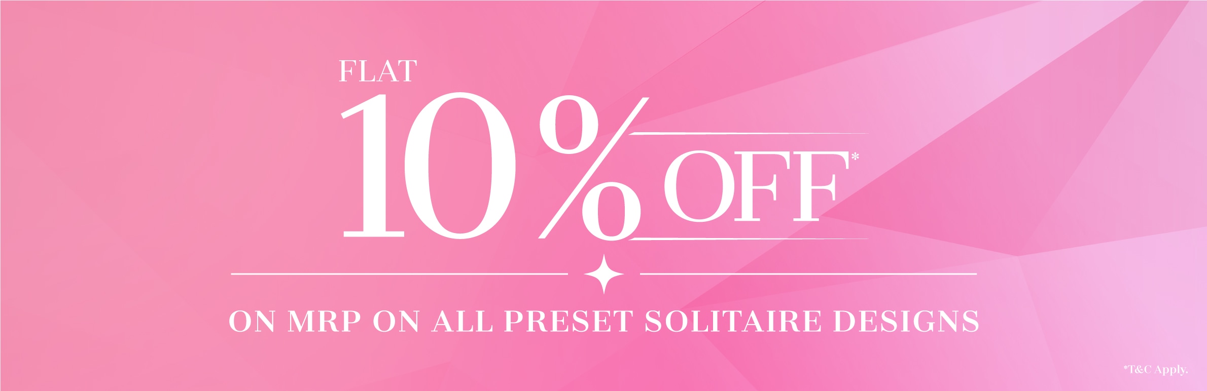 Flat 10% Off On Preset Solitaires