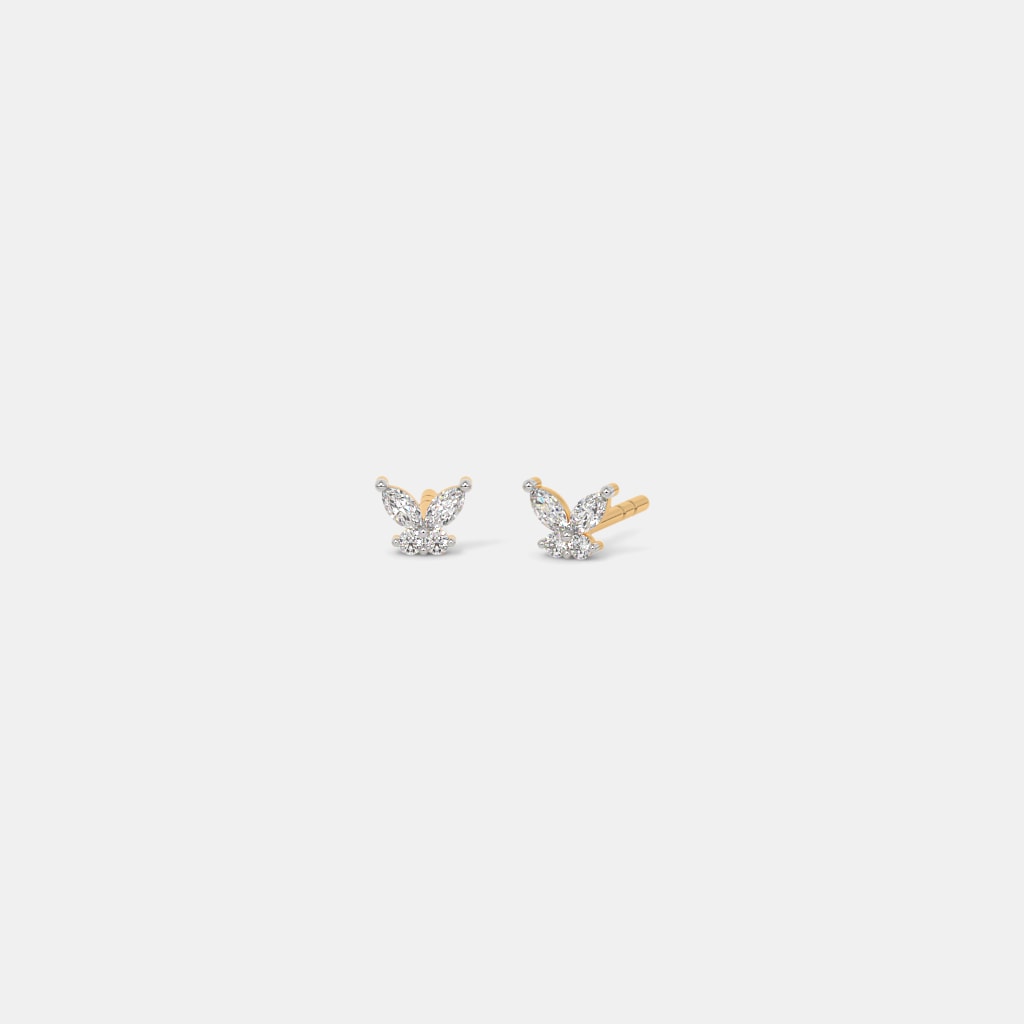 The Tavi Butterfly Kids Stud Earrings
