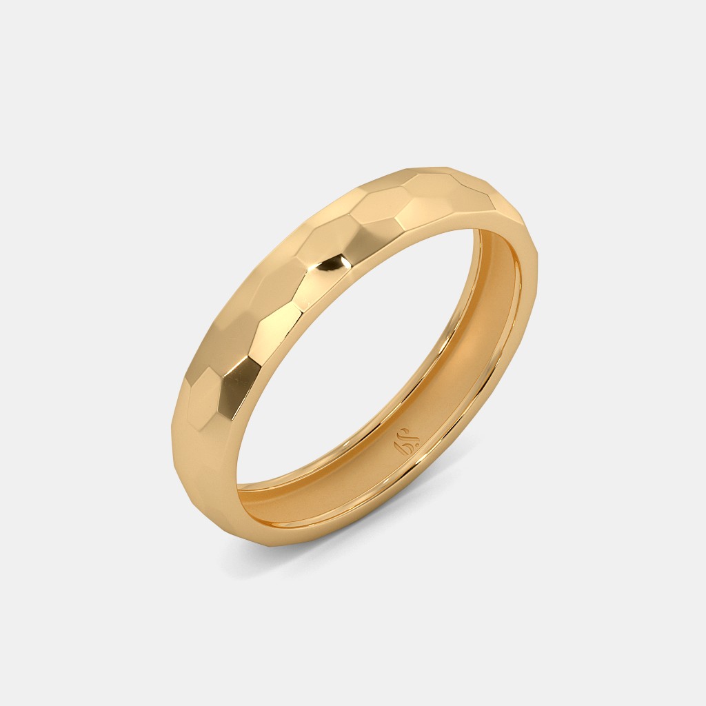 The Nubia Textured Band Ring
