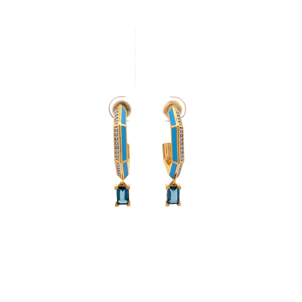 The Alois Dangle Hoop Earrings