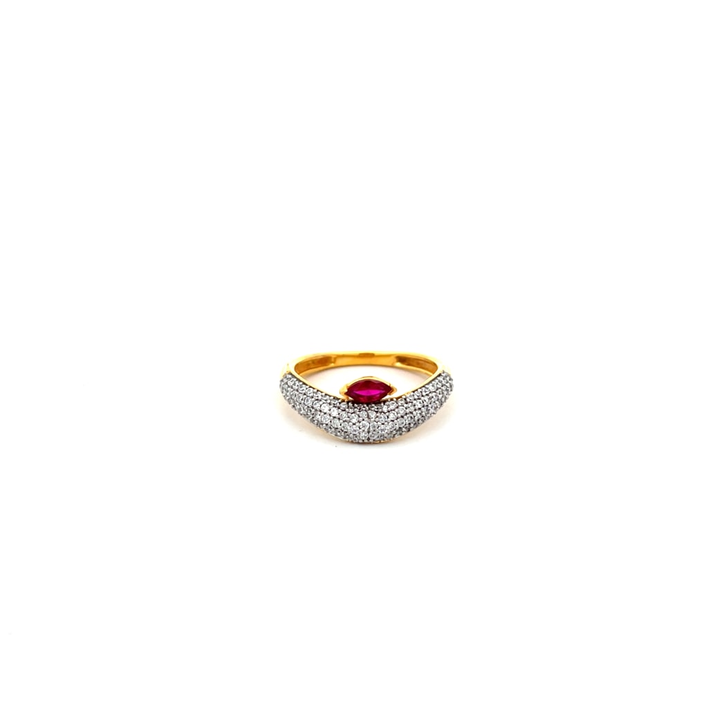 The Velura Chevron Ring