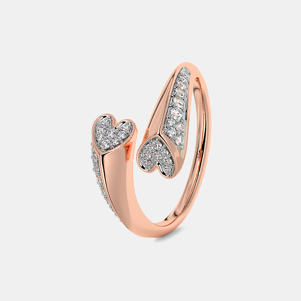 The Hugging Hearts Ring