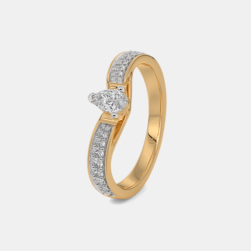 The Goutte Deternite Solitaire Ring