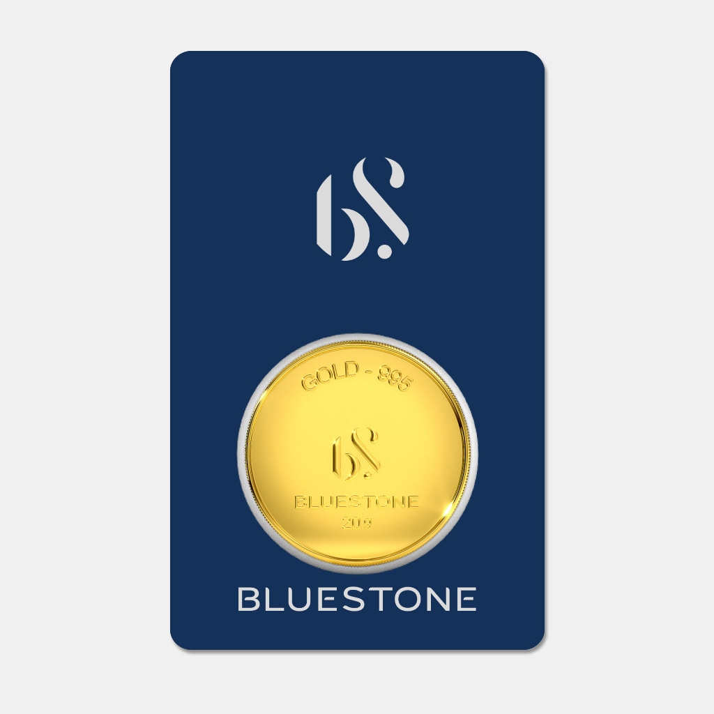 20 gram 24 KT Gold Coin | BlueStone.com