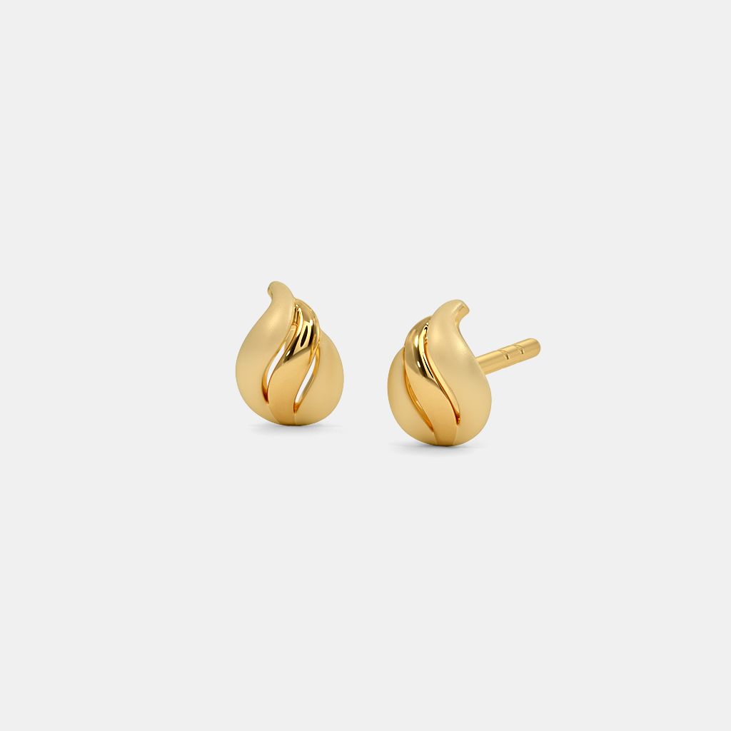 The Yeva Multi Pierced Stud Earrings - Main Image