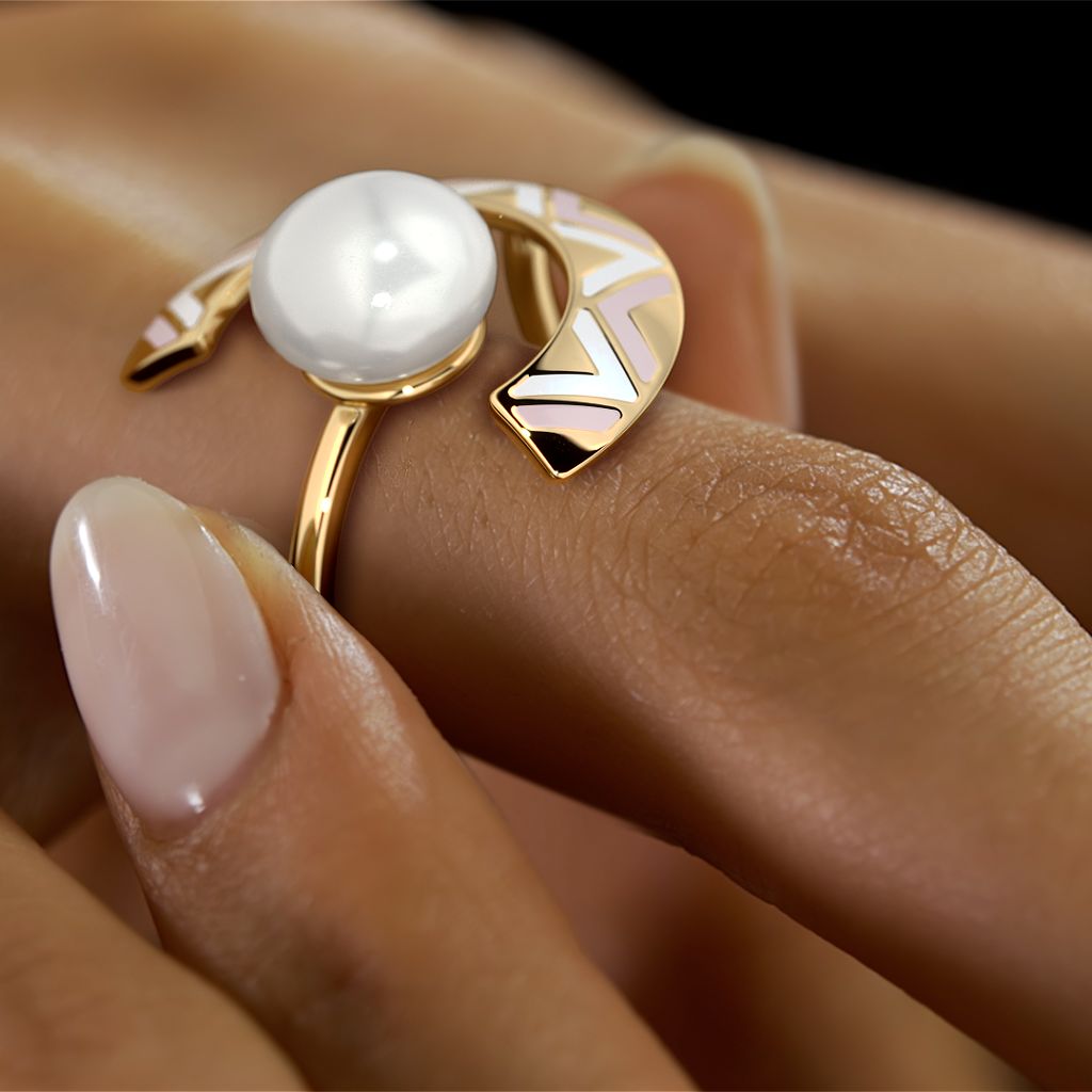 The Vogue Top Open Ring BlueStone