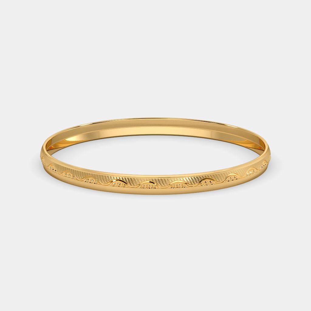 The Valdis Round Bangle BlueStone