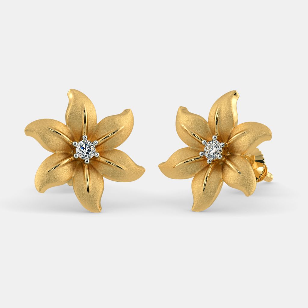 Explore more than 251 bluestone gold earrings latest