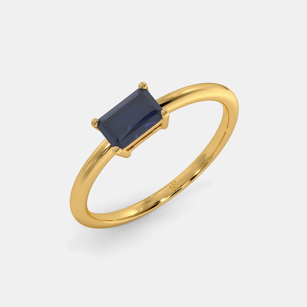 Sapphire cheap thumb ring