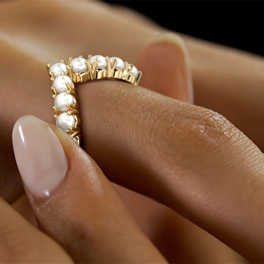 The Omid Chevron Ring | BlueStone.com