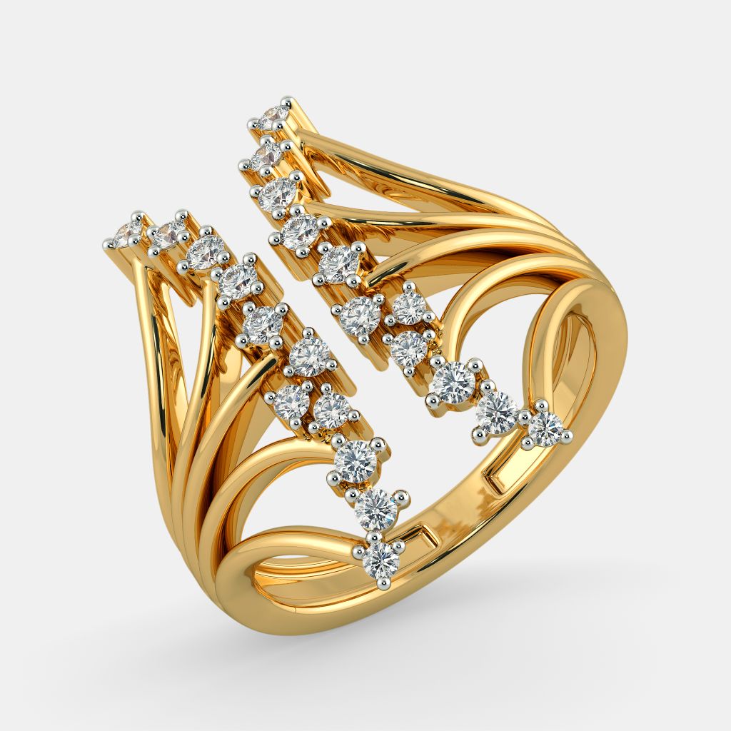 Spoo-Design | Open ring with heart and gold plated sunflower, summer! | 925  silver ring, adjustable
