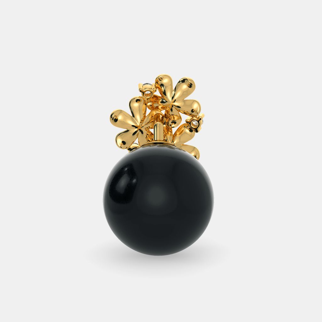 The Wreath Onyx Earrings | BlueStone.com