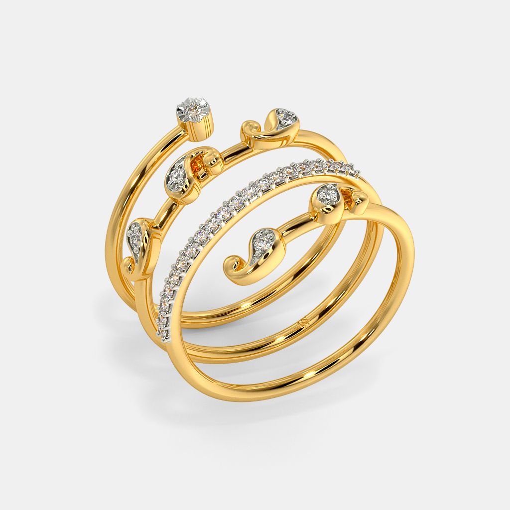 Senco Gold Spiral 22kt Yellow Gold ring Price in India - Buy Senco Gold  Spiral 22kt Yellow Gold ring online at Flipkart.com