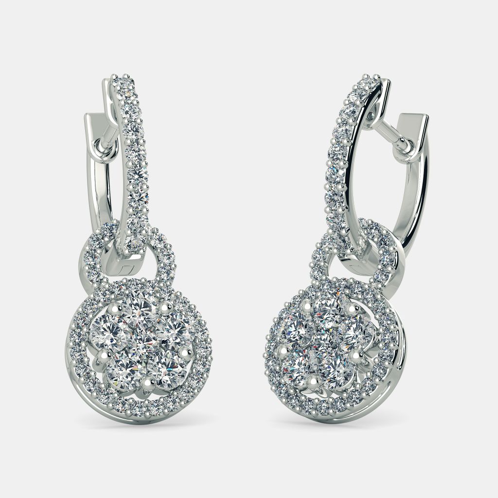Sparkling Diamond Stud Earrings
