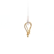 The Dangle Diamond Kids Hoop Earrings - thumb 4