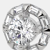 The Elevated Solitaire Stud Earrings - thumb 5