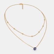 The Ailia Evil Eye Layered Necklace - thumb 7