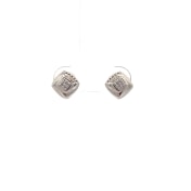 The Lineas Platinum Stud Earrings - thumb 1