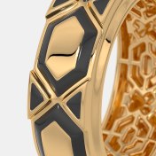 The Geo Frame Band Ring For Him - thumb 3