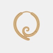 The Evola Hoop Earrings - thumb 7