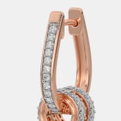 The Orbite Huggie Earrings - thumb 4