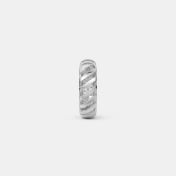 The Pave Pulse Huggie Earrings - thumb 6