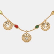The Saptara Navaratna Station Necklace - thumb 3