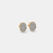 The Valente Pave Stud Earrings - thumb 5