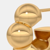 The Nacre J Hoop Earrings - thumb 3