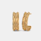 The Fleuris J Hoop Earrings - thumb 1