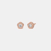The Bombshell Solitaire Stud Earrings - thumb 1