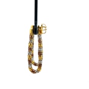 The Tromino Dangle Hoop Earrings - thumb 4