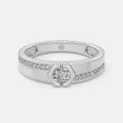 The Braden Solitaire Ring For Him - thumb 5