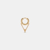 The Daisilenne Dangle Hoop Earrings - thumb 5