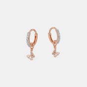 The Mariphelle Multi Pierced Hoop Earrings - thumb 4