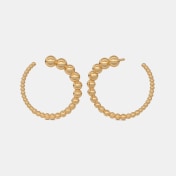 The Wontony Orange Peel Hoop Earrings - thumb 1