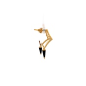 The Neto Dangle Hoop Earrings - thumb 3