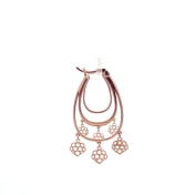 The Priel Dangle Hoop Earrings - thumb 5
