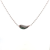 The Whispering Emerald Fold Necklace - thumb 2