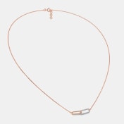 The Duo Link Pendant Necklace - thumb 7