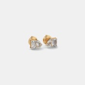 The Galina Solitaire Stud Earrings - thumb 6