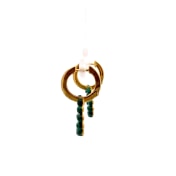 The Makini Dangle Hoop Earrings - thumb 3