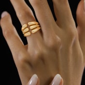 The Gilded Luxe Top Open Ring - thumb 2