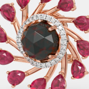 The Midnightruby Stud Earrings - thumb 3