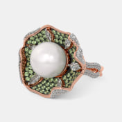 The Olivepearl Cocktail Ring - thumb 5