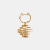 The Solora Dangle Hoop Earrings - thumb 6