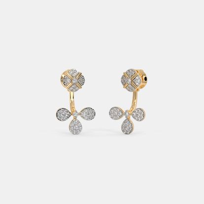 The Shamrock Front Back Earrings - image 1
