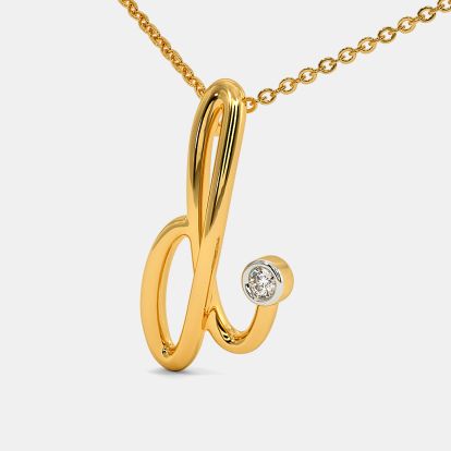 The Cursive D Necklace - image 1