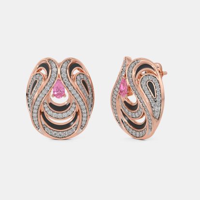 The Noir Nexus Stud Earrings - image 1