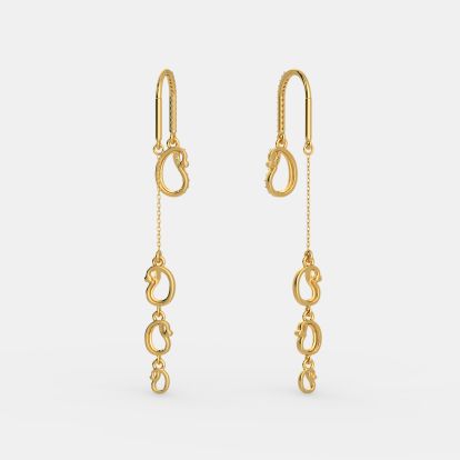 The Trailing Paisley Earrings Bluestone Com